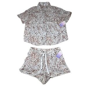 NWT-Stars Above Summer Pajama Animal Print Set Women's Size M/L